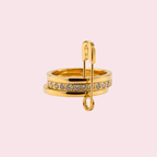 Golden Pin Ring