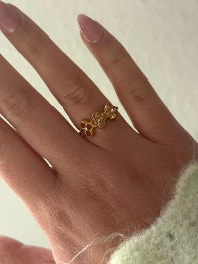 Cappuccino Bloom Ring