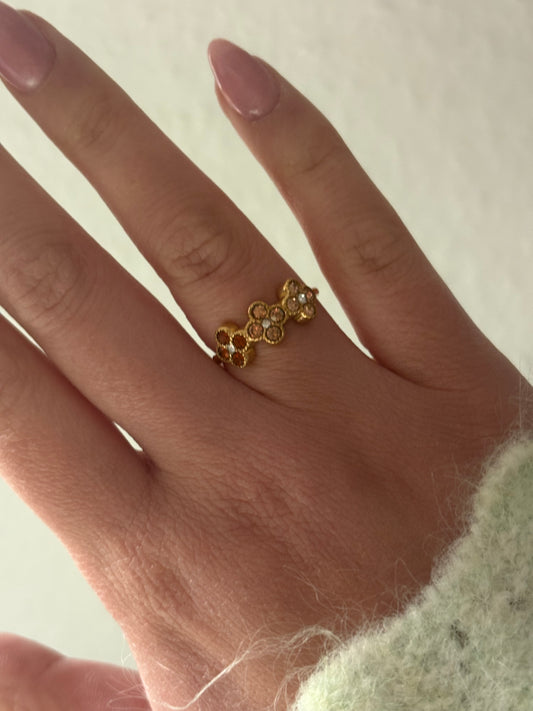 Cappuccino Bloom Ring