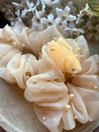 XL Scrunchie „Soft Pearl“