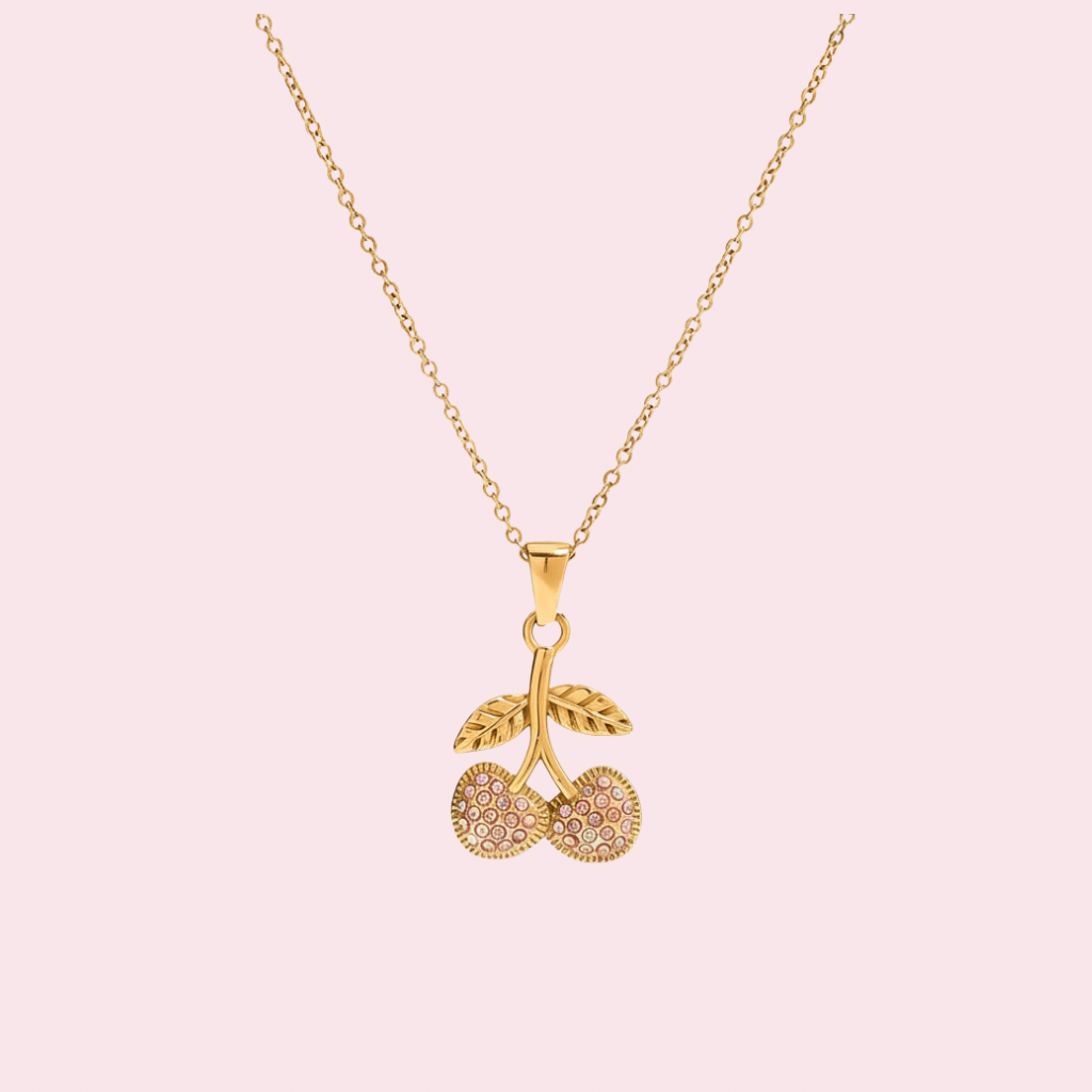 Pink Cherry Kette