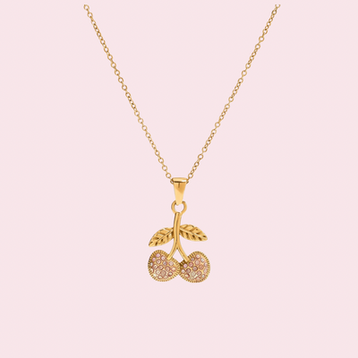 Pink Cherry Kette