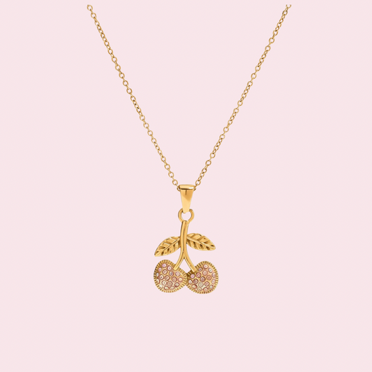 Pink Cherry Kette