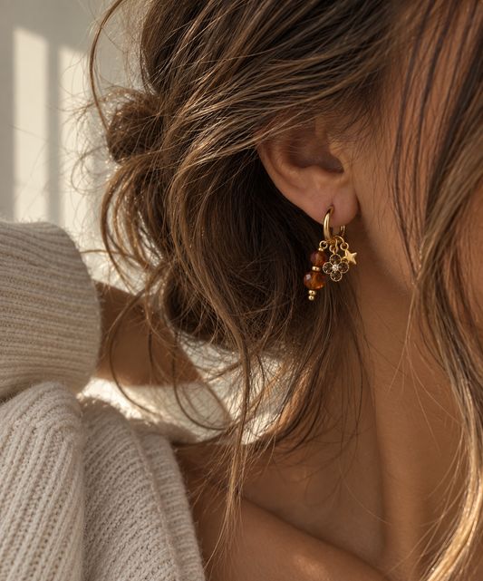 Amber Mini Hoops