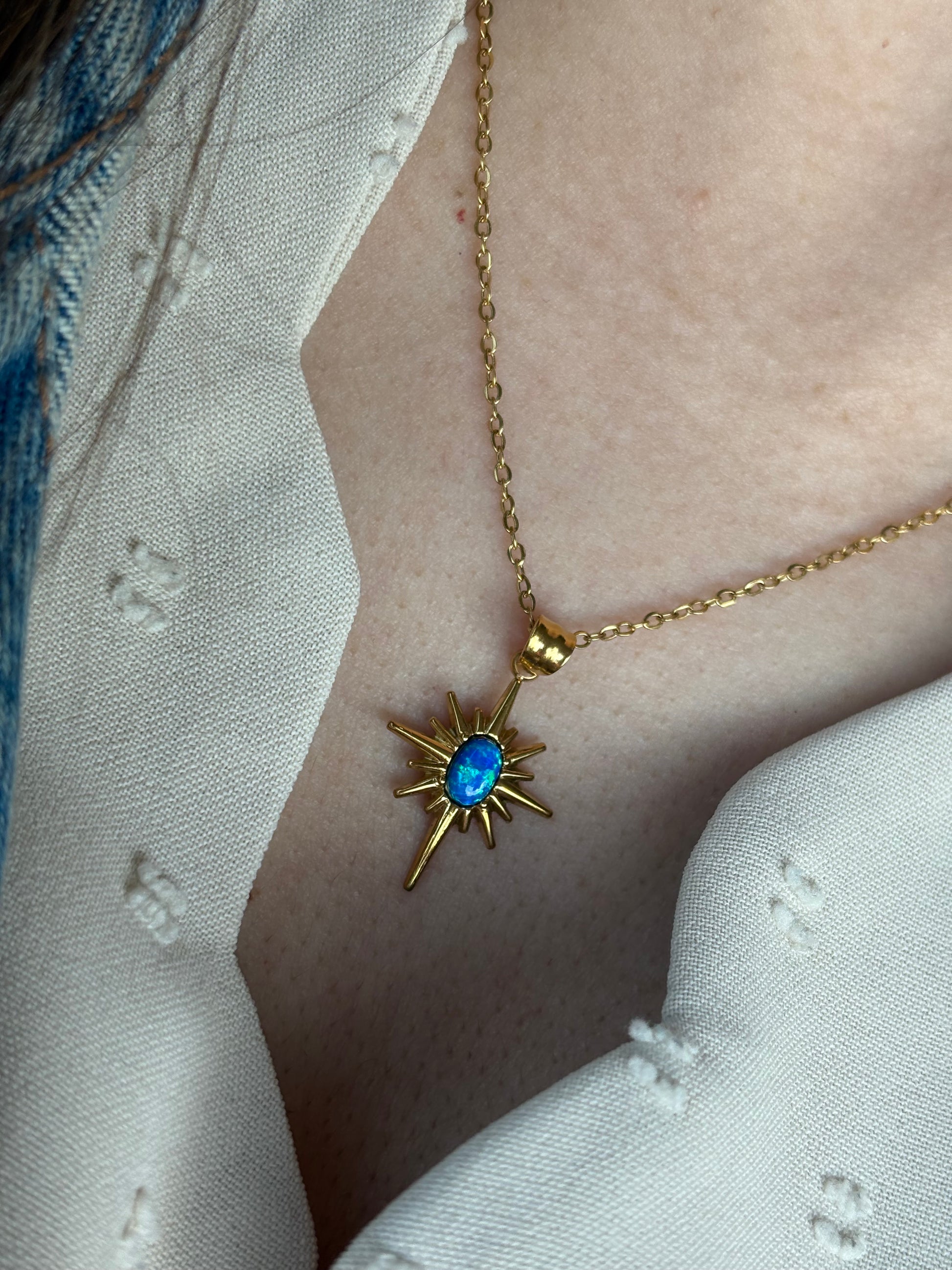 Ocean Celestial Opal Kette