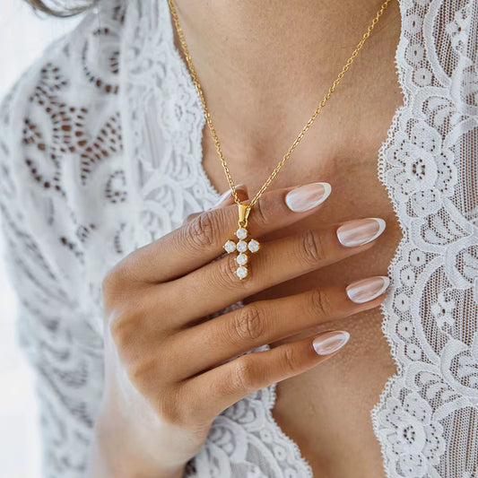 Golden Cross Kette