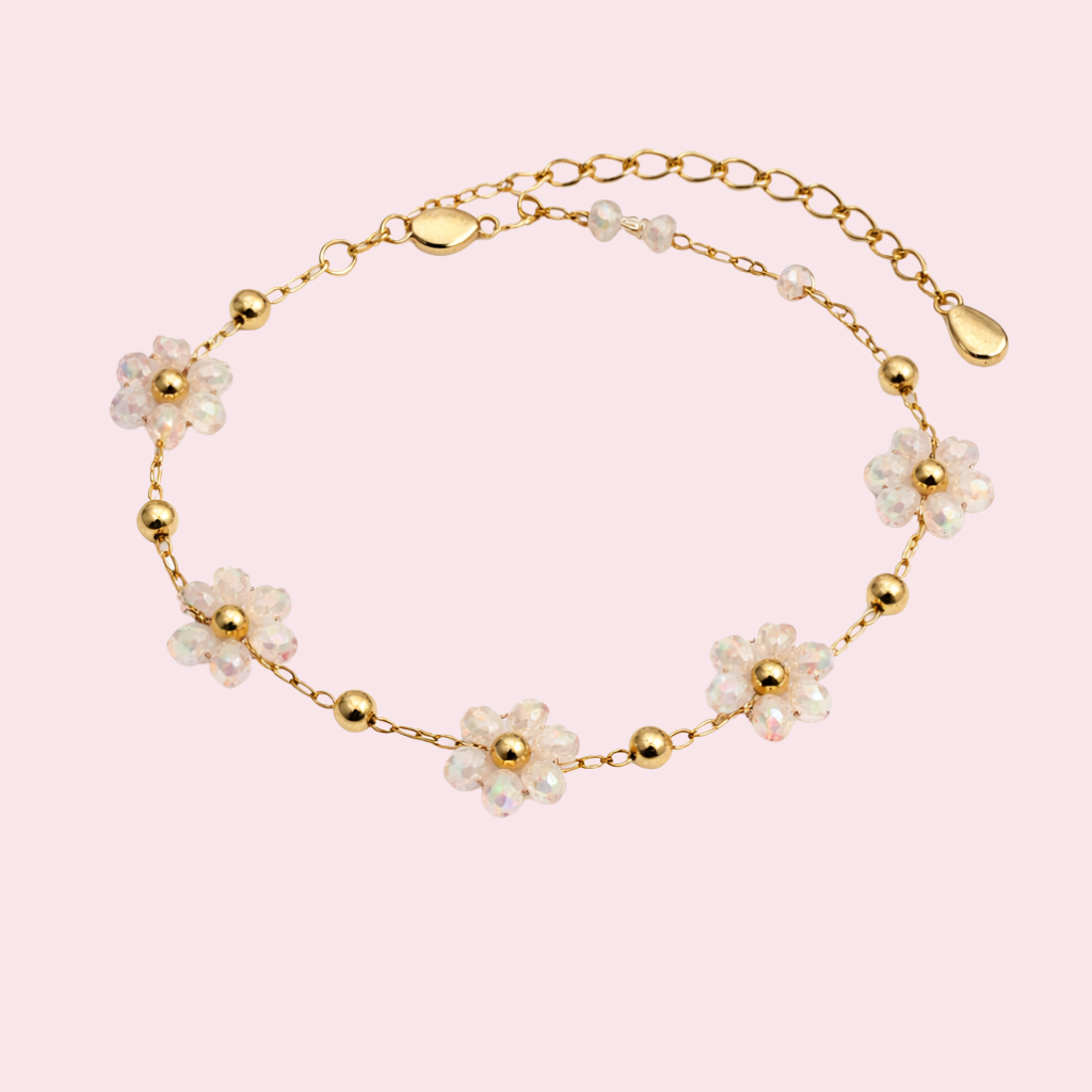 Pink Bloomy Armband