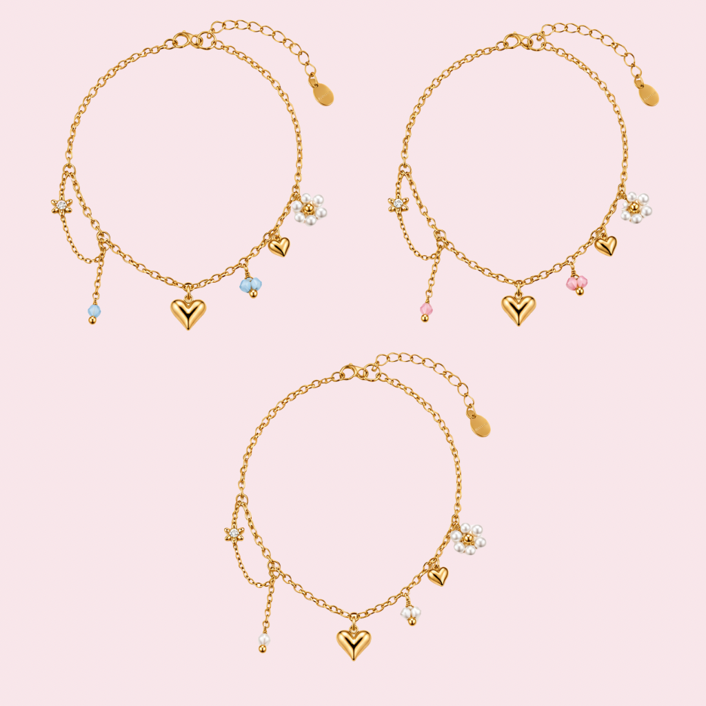 Pearl Flower Love Armband