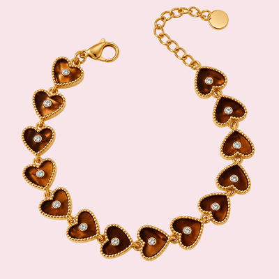 Mocca Heart Armband