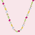 Mosaique Rainbow Choker Kette