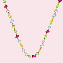 Mosaique Rainbow Choker Kette