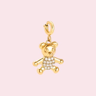 Teddy Glitter Charm