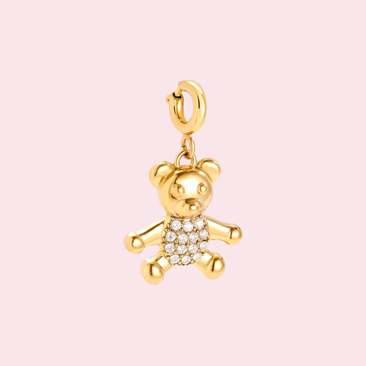 Teddy Glitter Charm