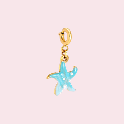 Blue Starfish Charm