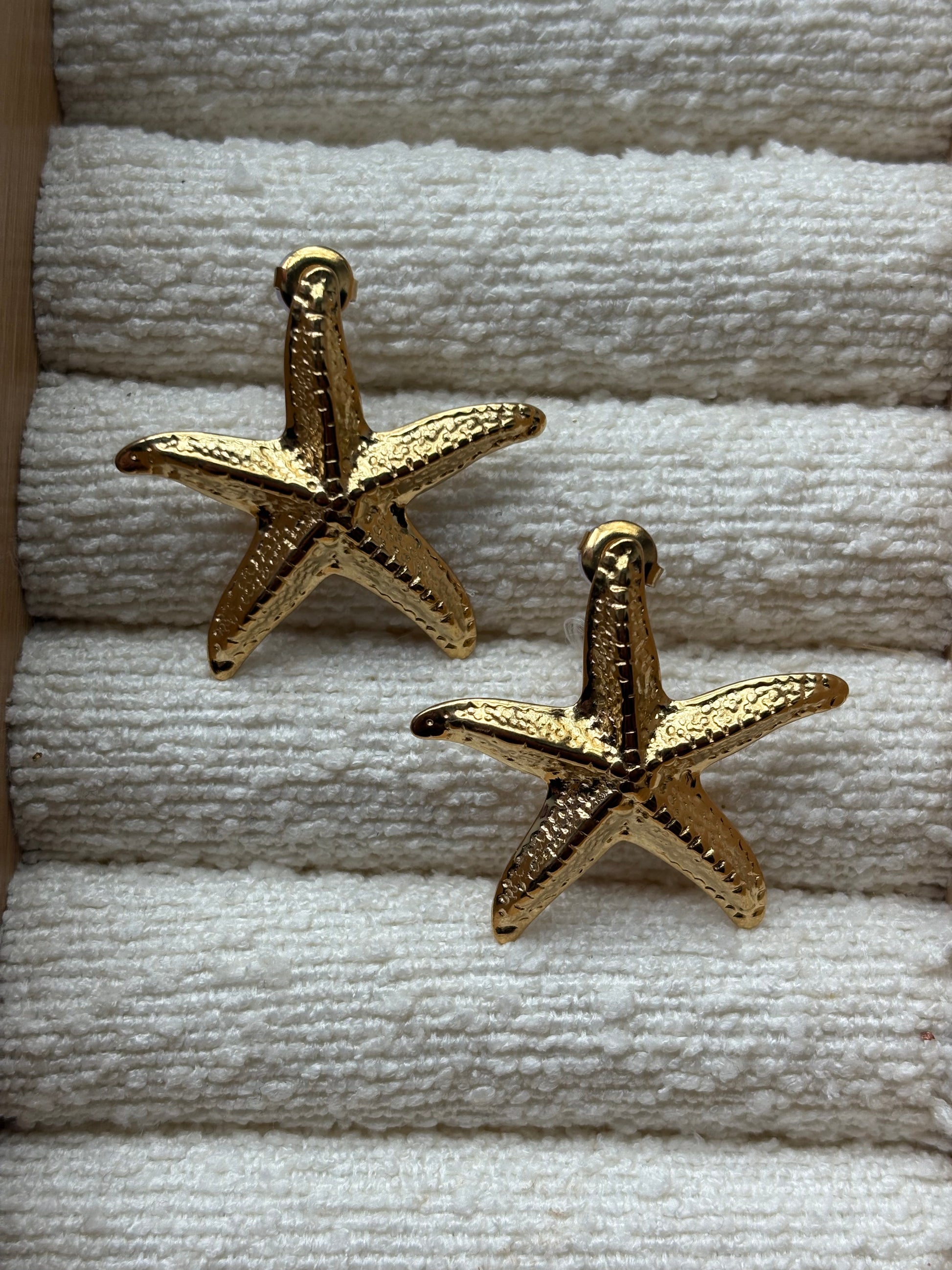 Golden Starfish Ohrringe