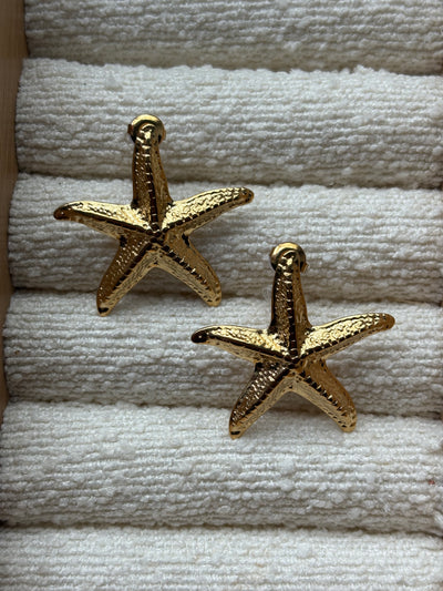 Golden Starfish Ohrringe