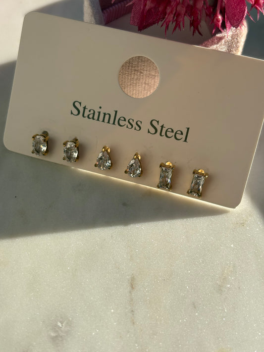 Celeste Crystal Ear Set