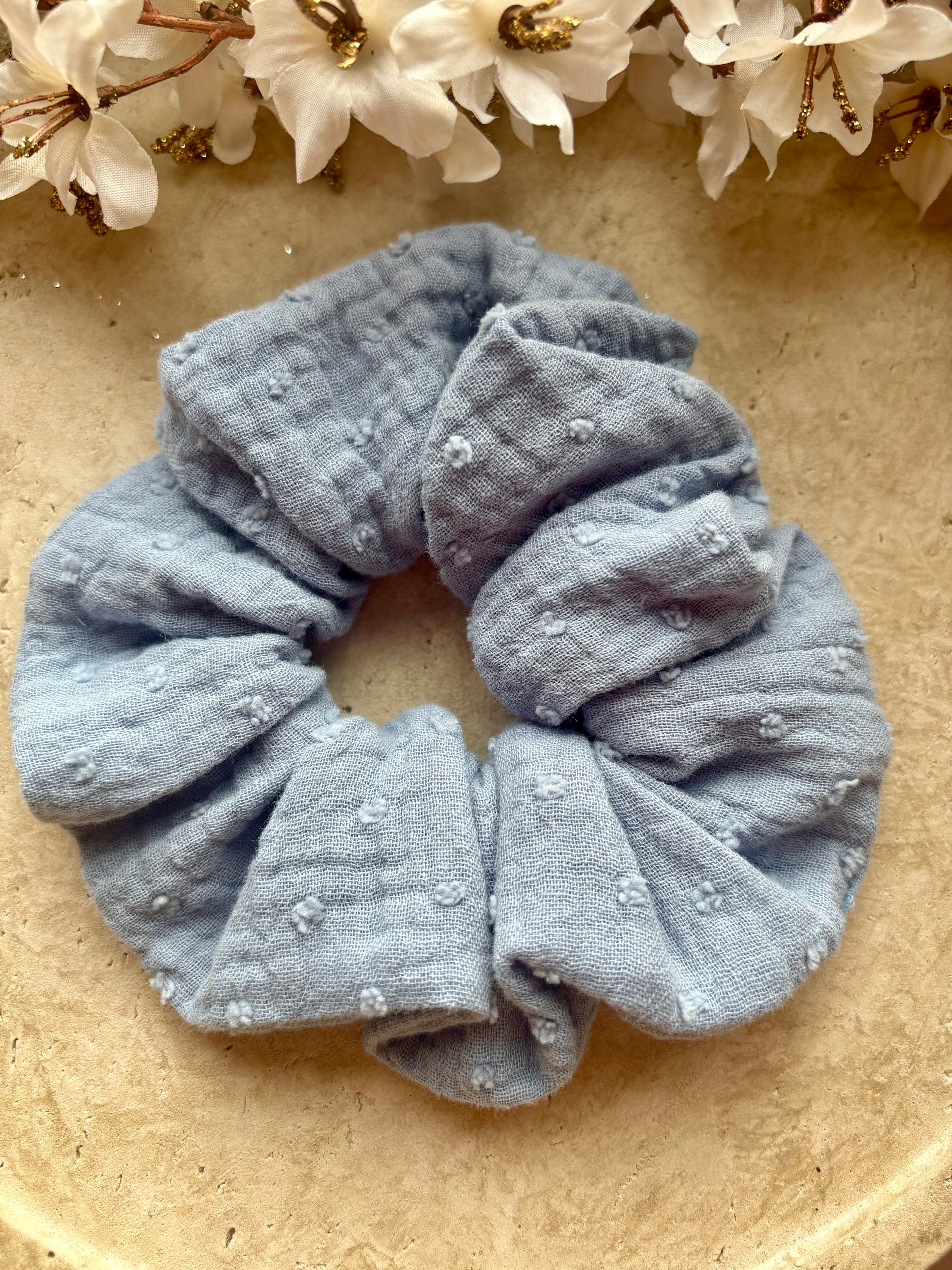 M/XL Musselin Scrunchie „Livia Dot“