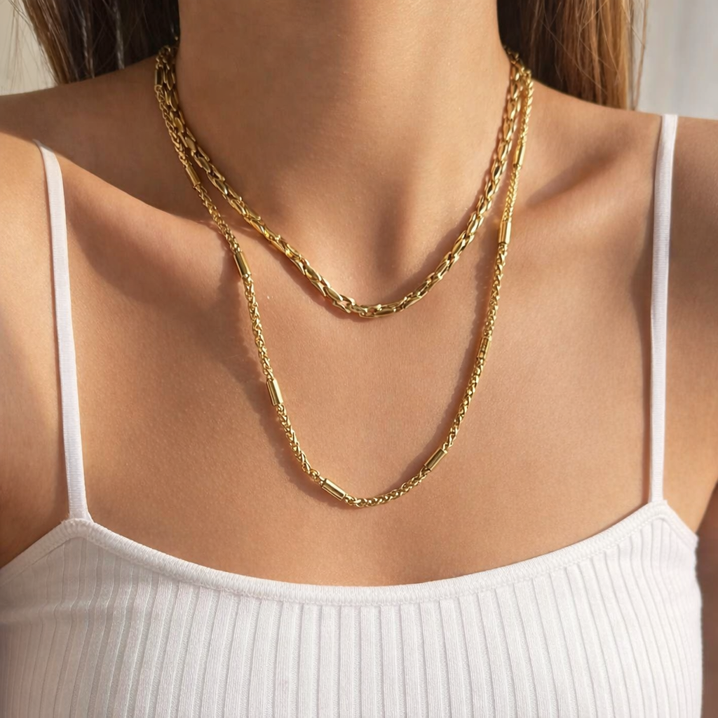 Cleo bold layer Kette