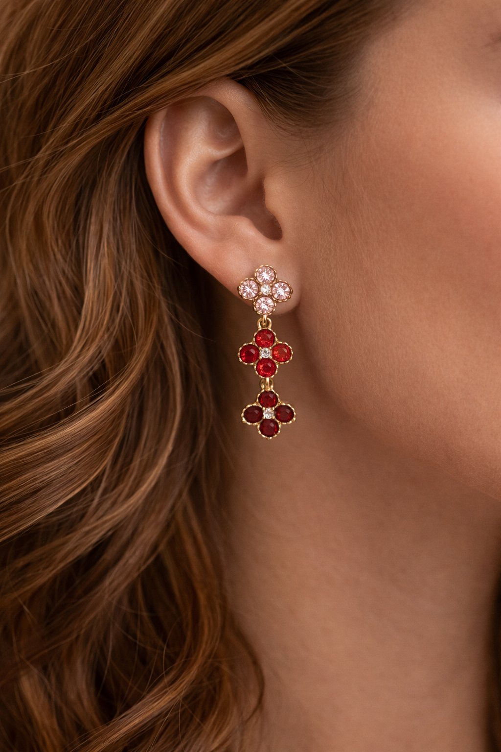 Berry Bloom Earrings