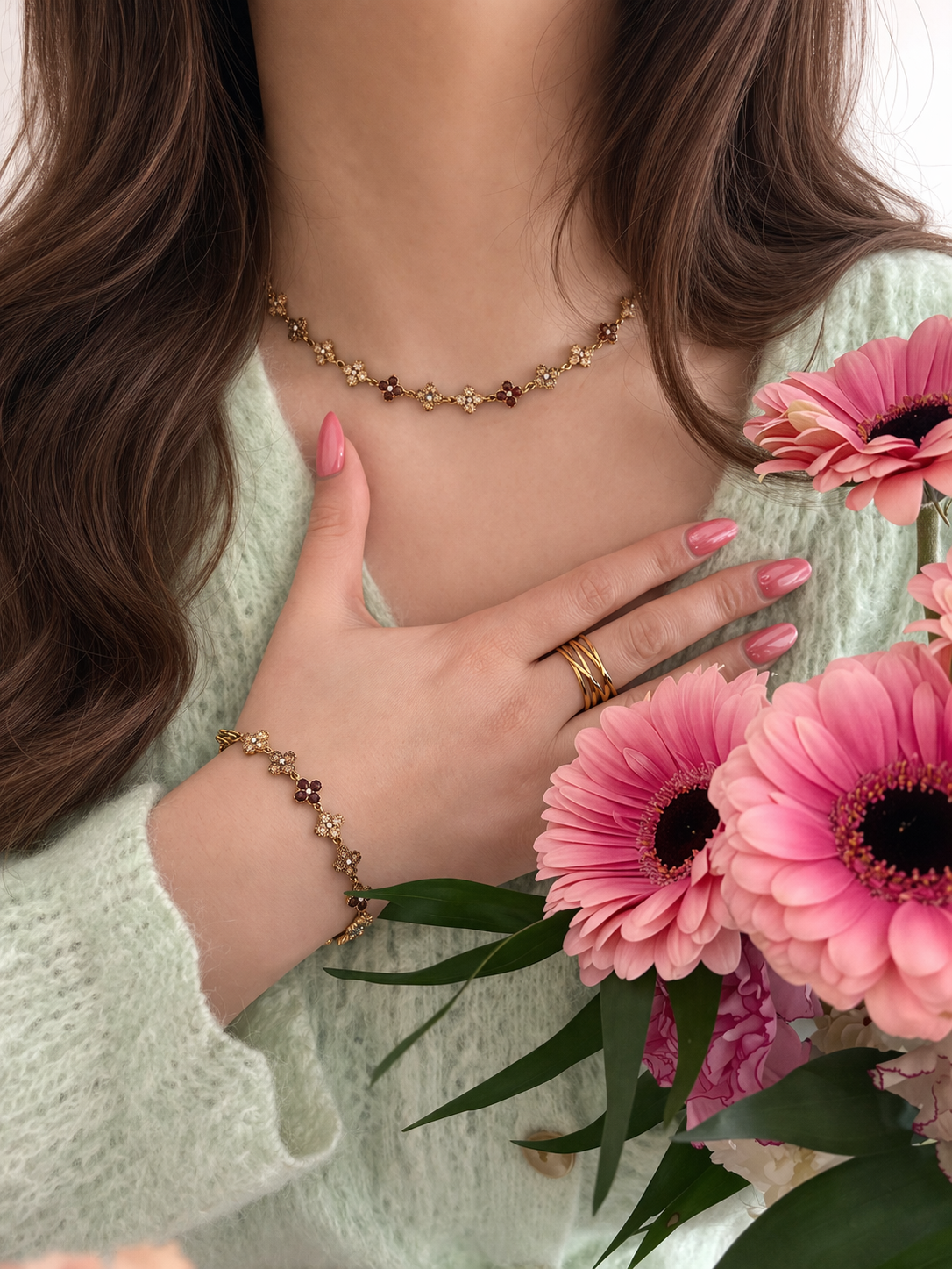 Cappuccino Bloom Kette