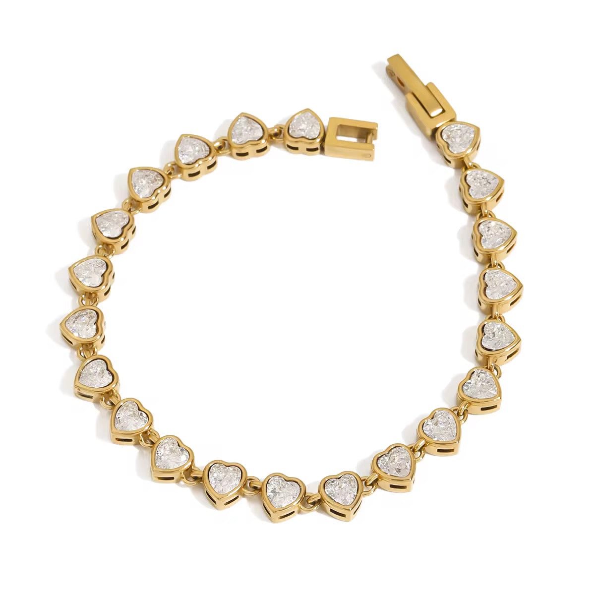 Zirconia Heartline Armband