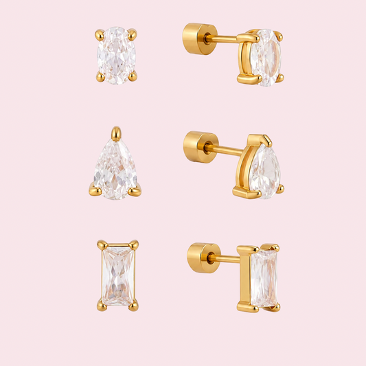 Celeste Crystal Ear Set
