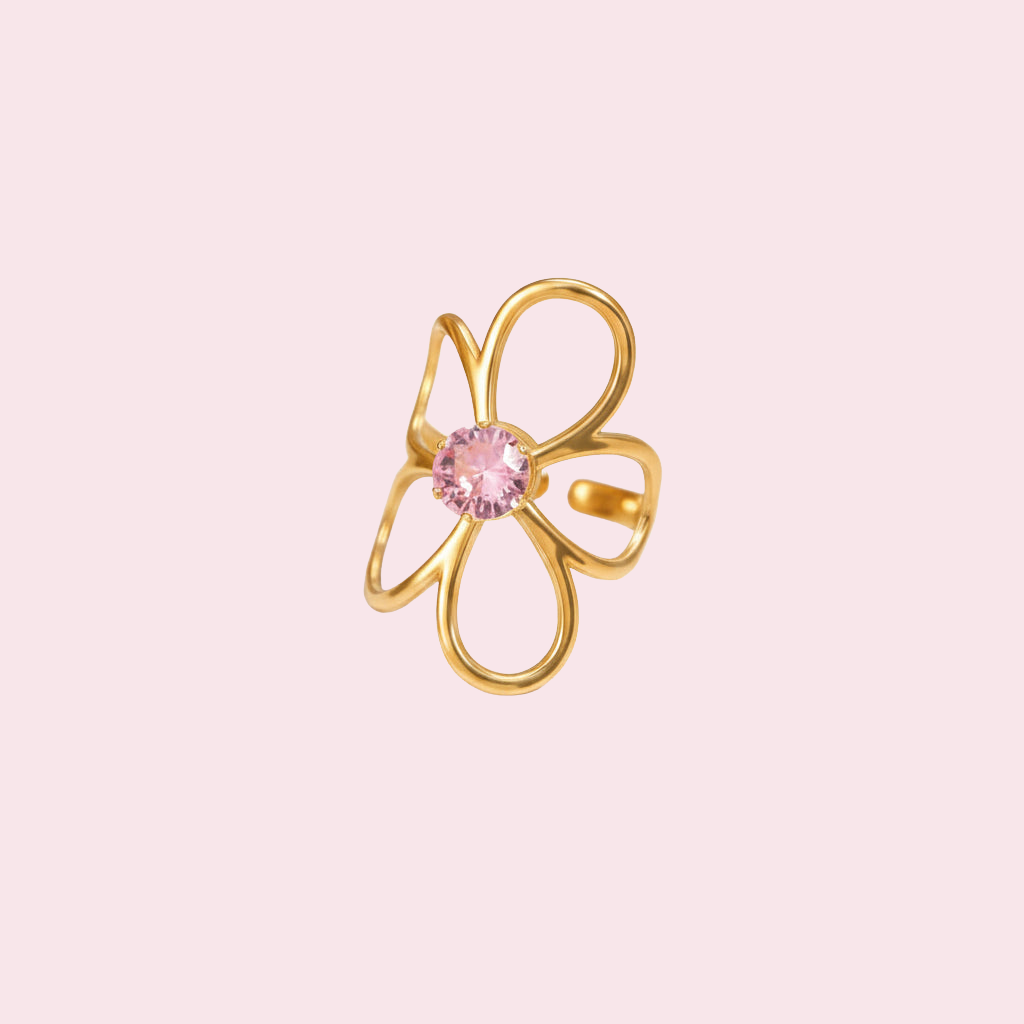 Pink Lunara Bloom Ring