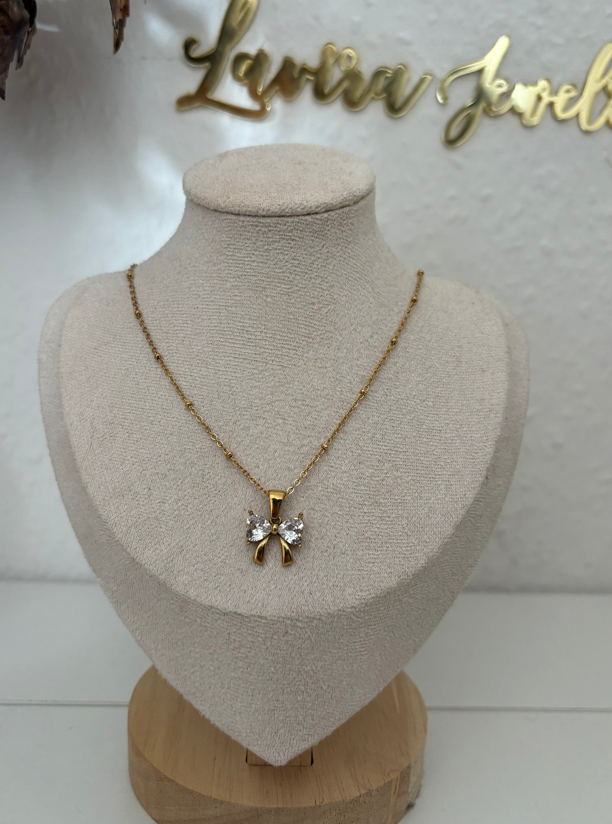 Golden Bow Kette