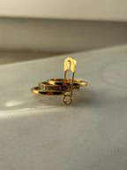 Golden Pin Ring