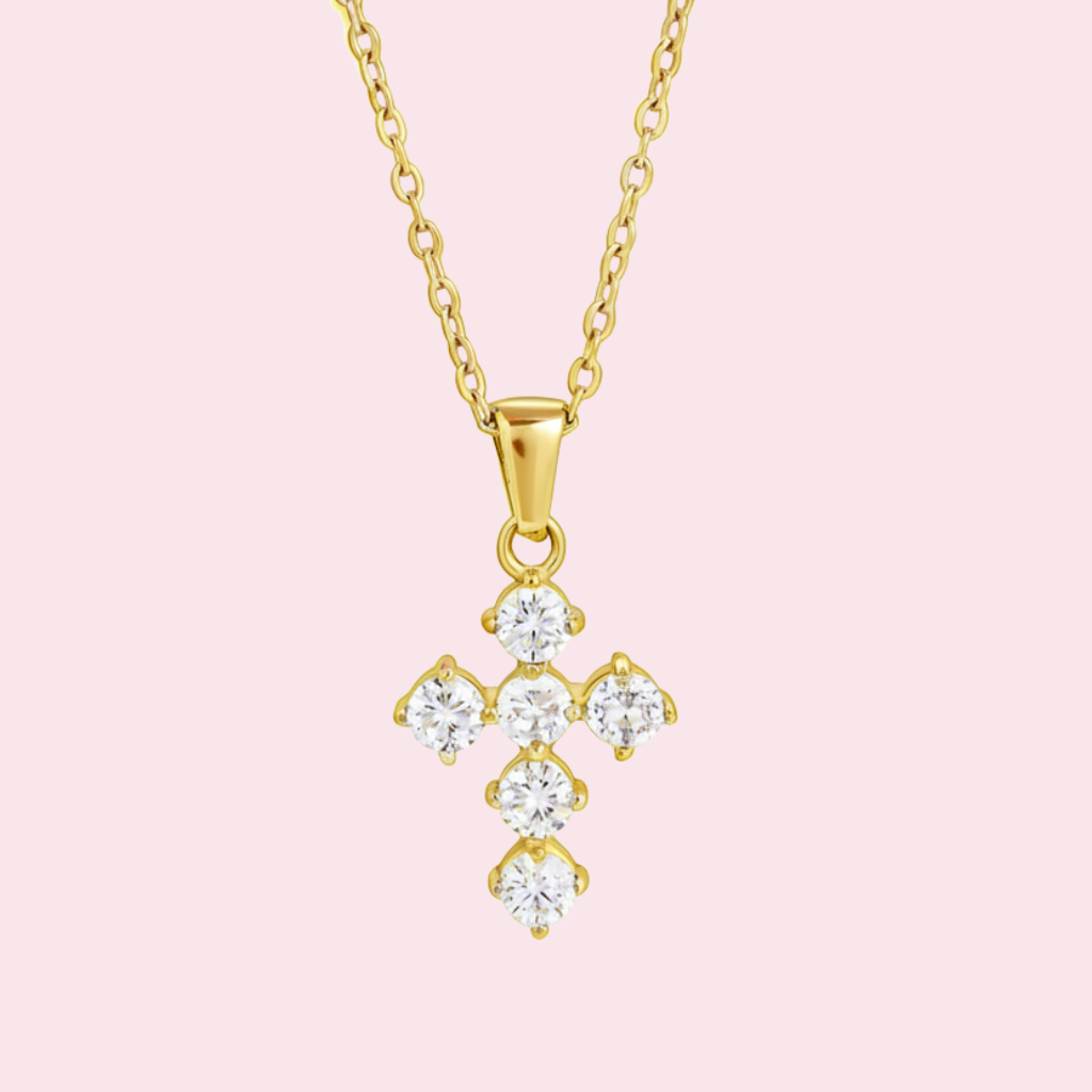 Golden Cross Kette