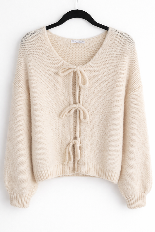 Bow cardigan