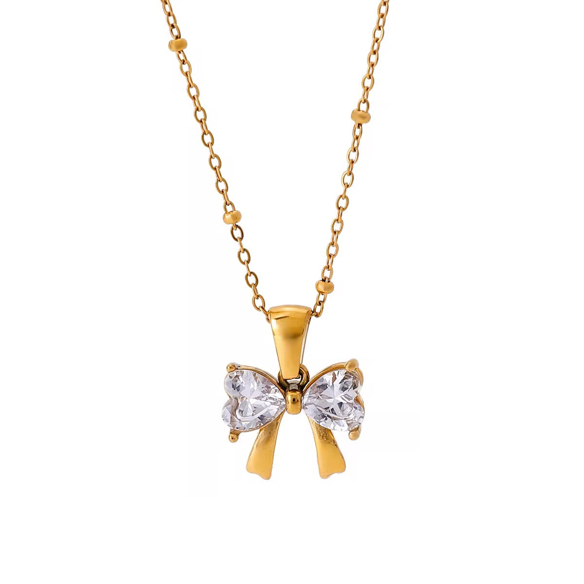 Golden Bow Kette