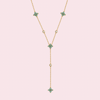 Turquoise Flor Y-Kette