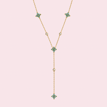 Turquoise Flor Y-Kette