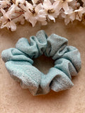 M Lurex Glitter Jersey Scrunchie „Noelle“ mint