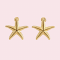 Golden Starfish Ohrringe