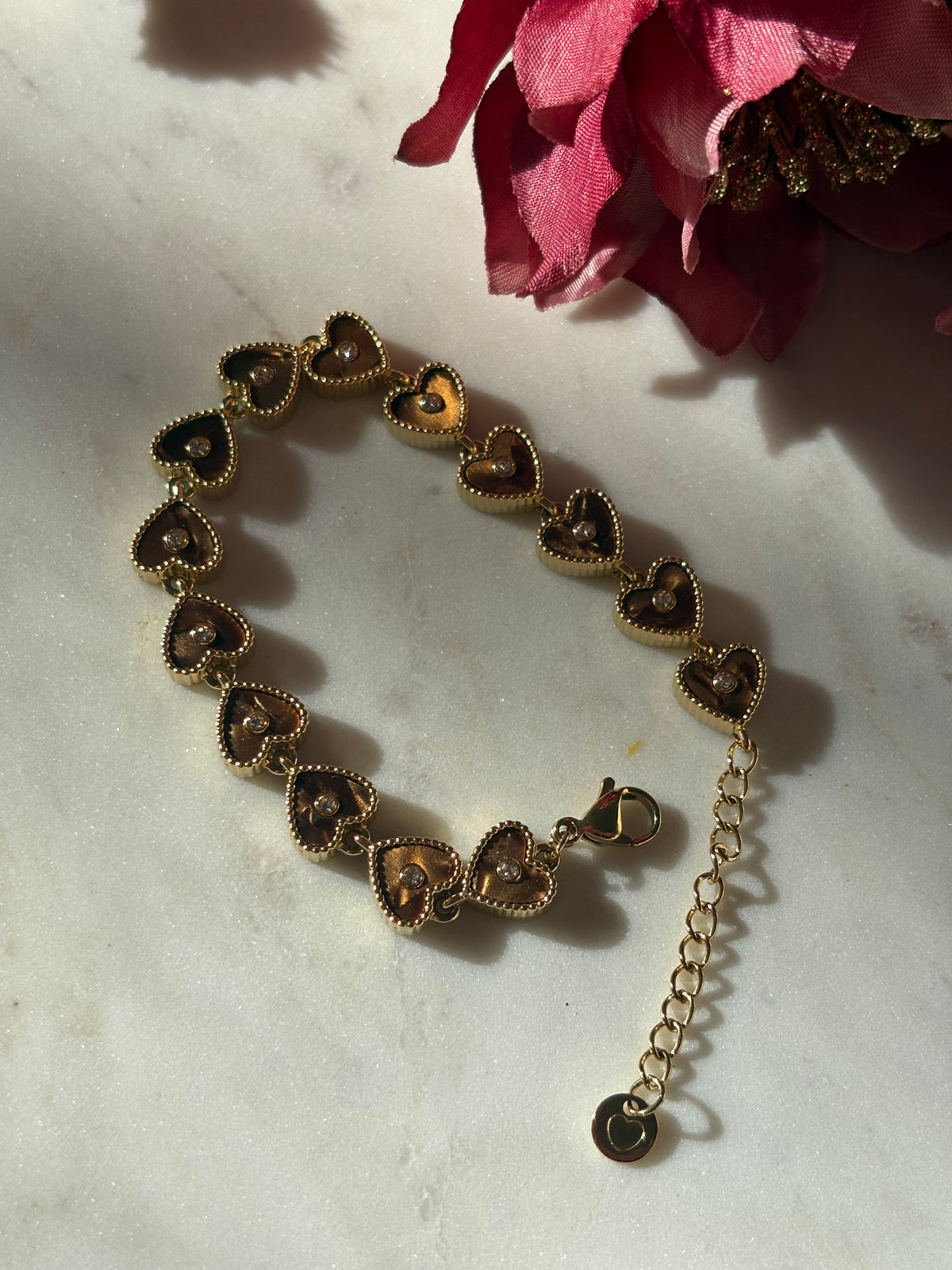 Mocca Heart Armband