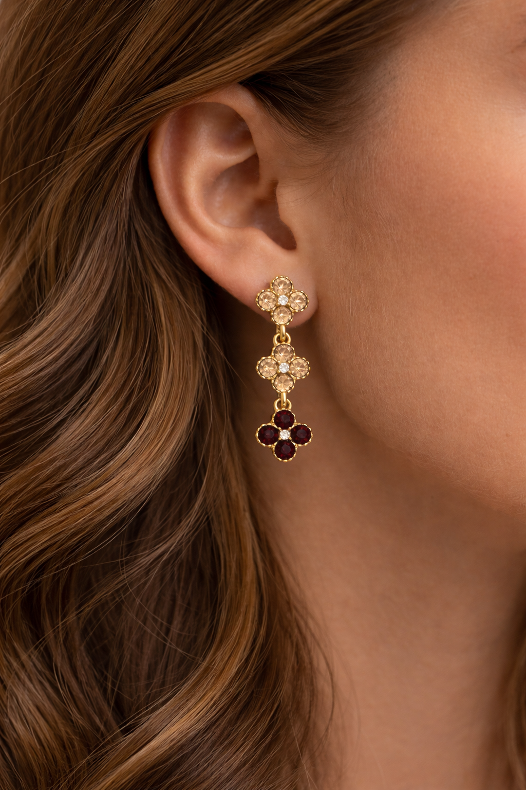 Cappuccino Bloom Earrings