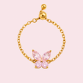 Pink Mariposa Ring