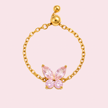 Pink Mariposa Ring