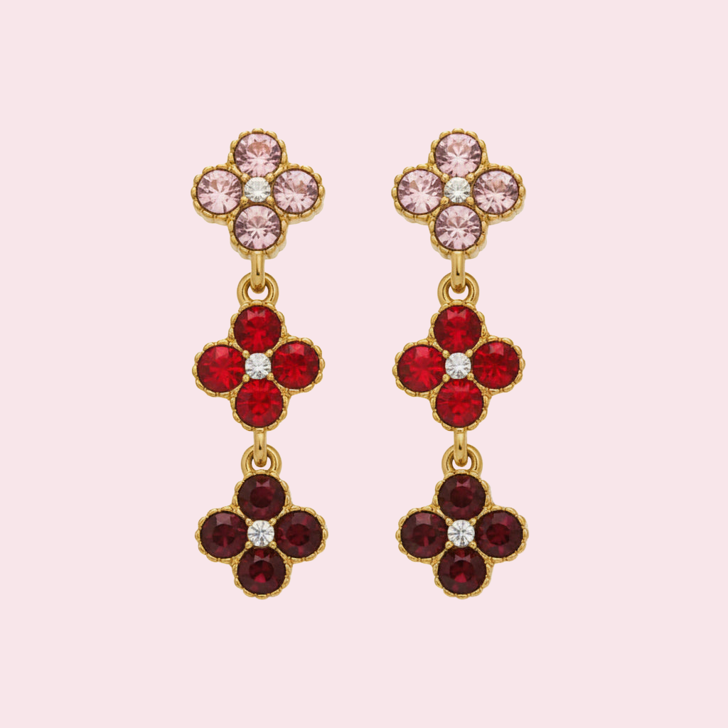Berry Bloom Earrings