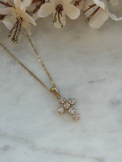 Golden Cross Kette