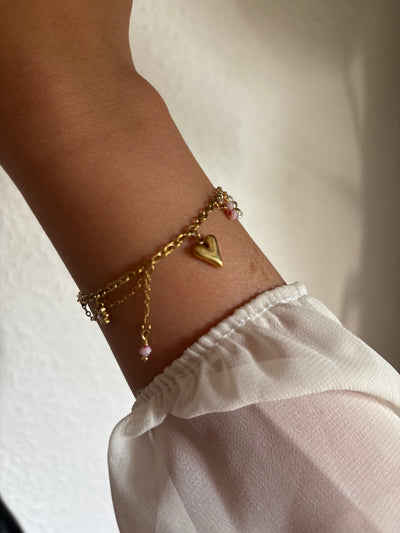 Pearl Flower Love Armband