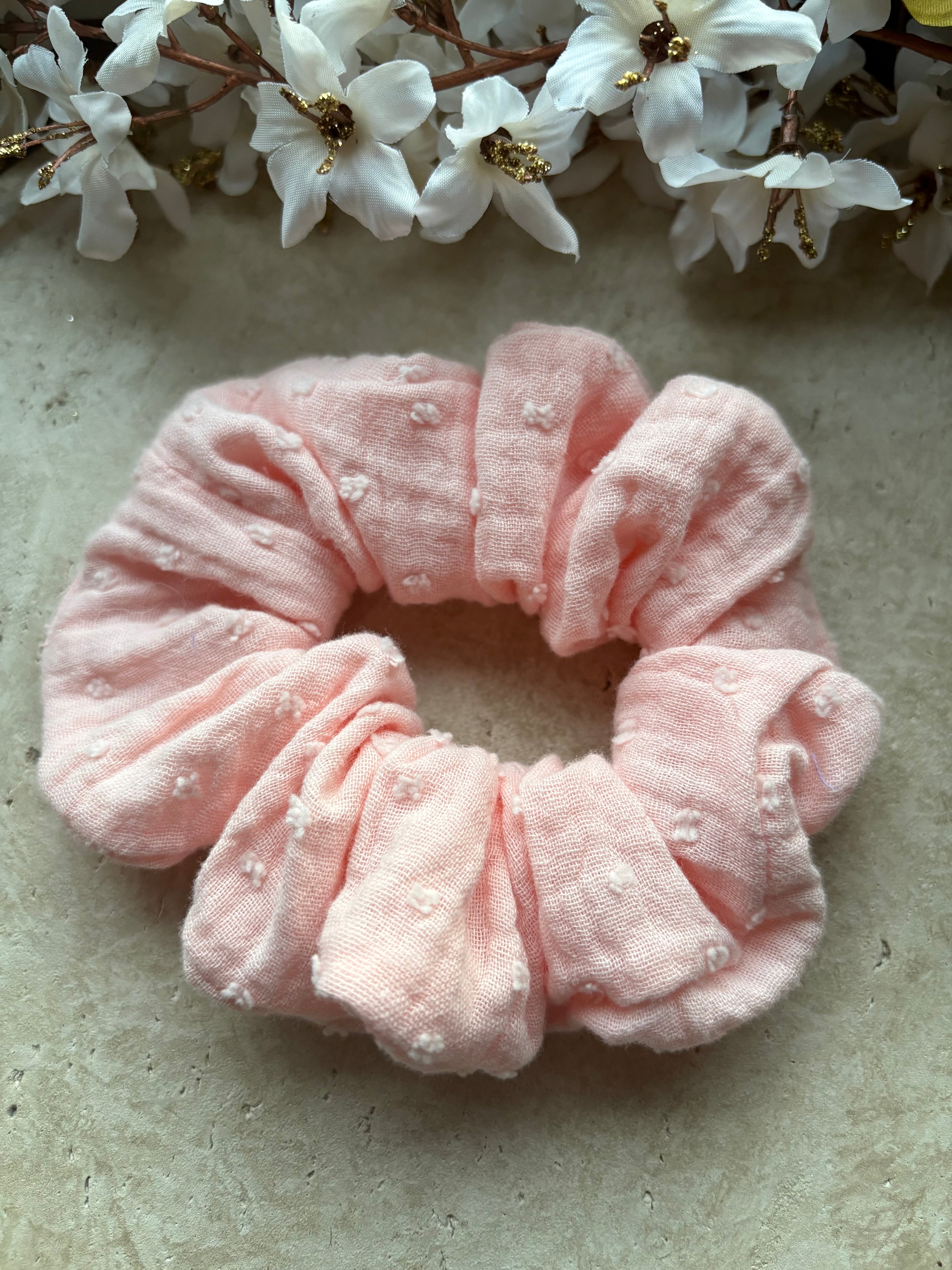 M/XL Musselin Scrunchie „Livia Dot“